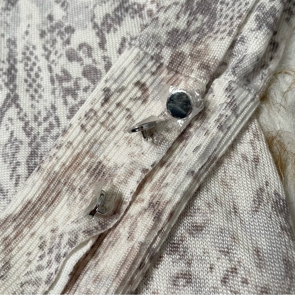 Chico’s python print zip back sweater - Picture 4 of 8